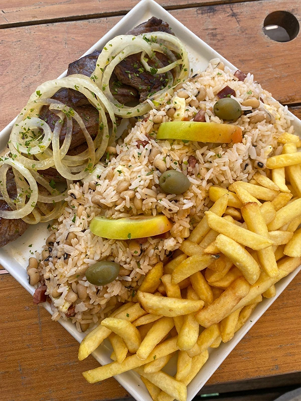 Baiao de dois no Mahi Mahi Salvador